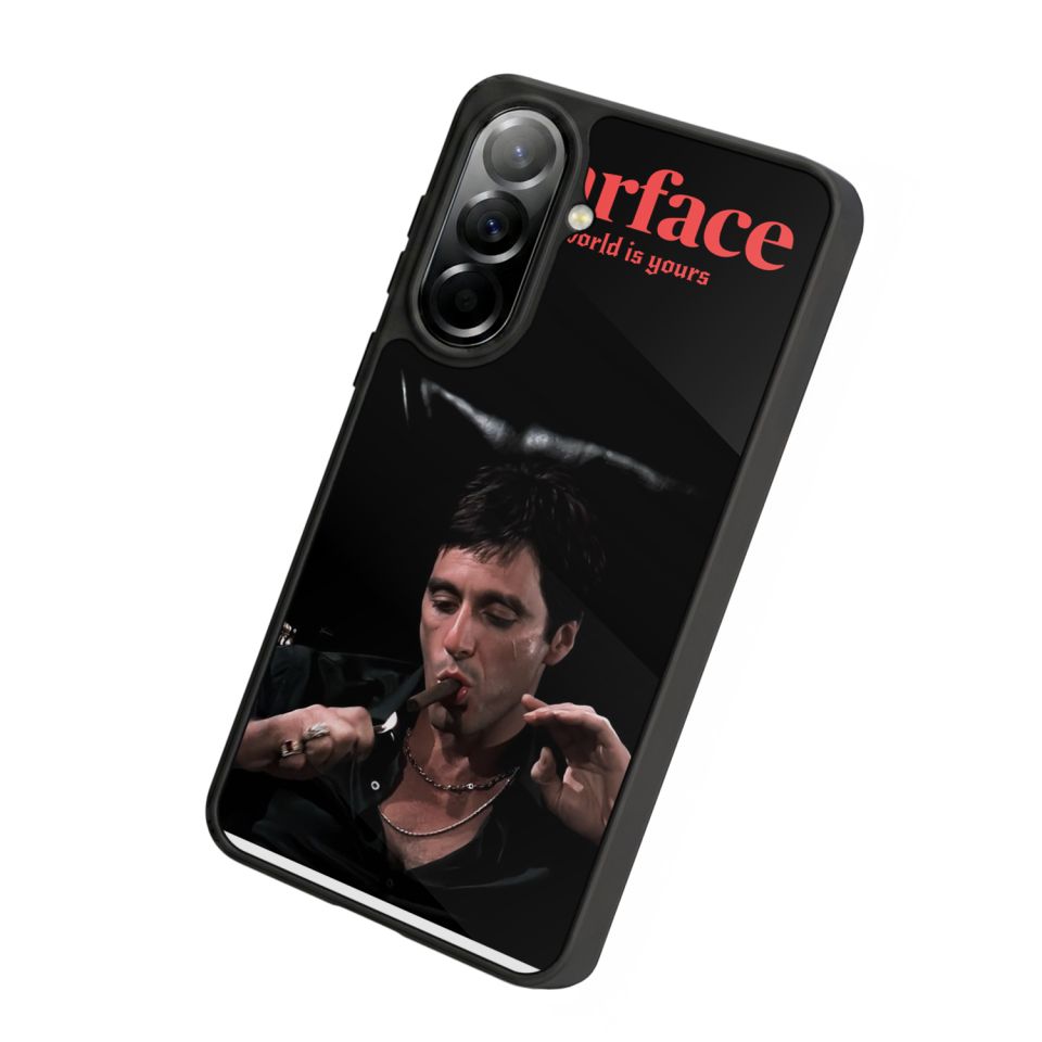 Samsung Galaxy A37 Uyumlu Scarface Tasarımlı Glossy Premium Kılıf