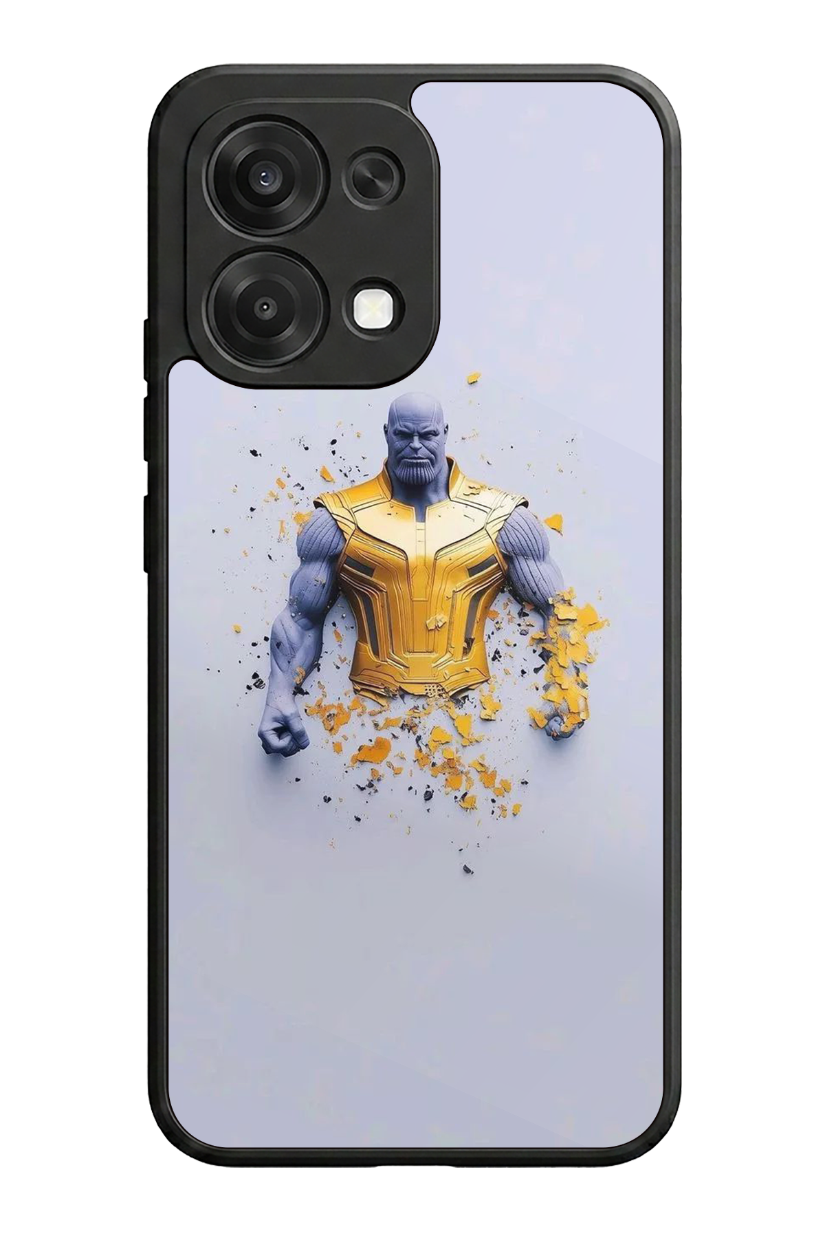Oppo A6 Pro Uyumlu Thanos Tasarımlı Glossy Premium Kılıf