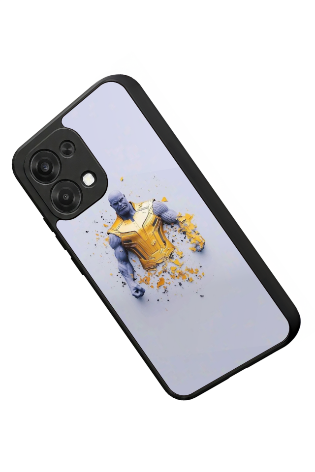 Oppo A6 Pro Uyumlu Thanos Tasarımlı Glossy Premium Kılıf