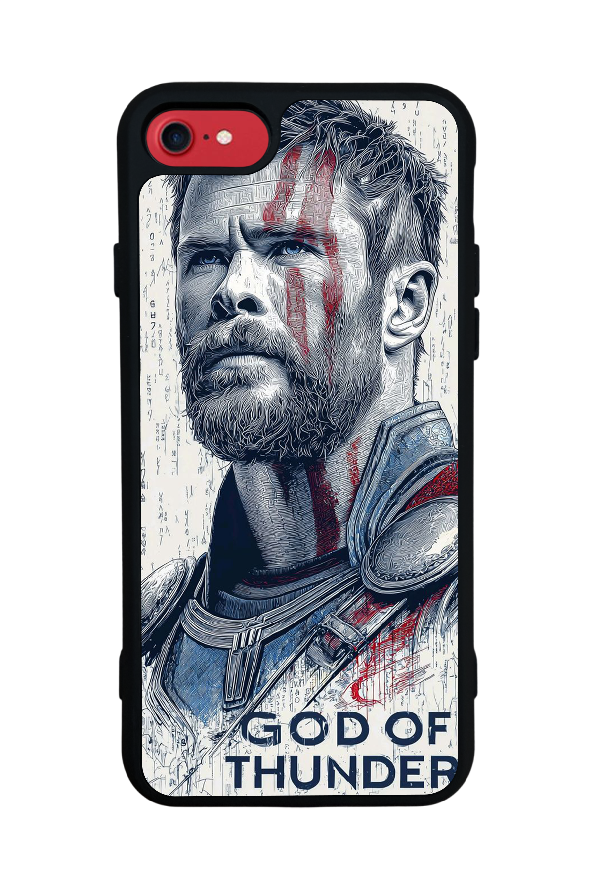 iPhone 8 Uyumlu Thor Tasarımlı Glossy Premium Kılıf