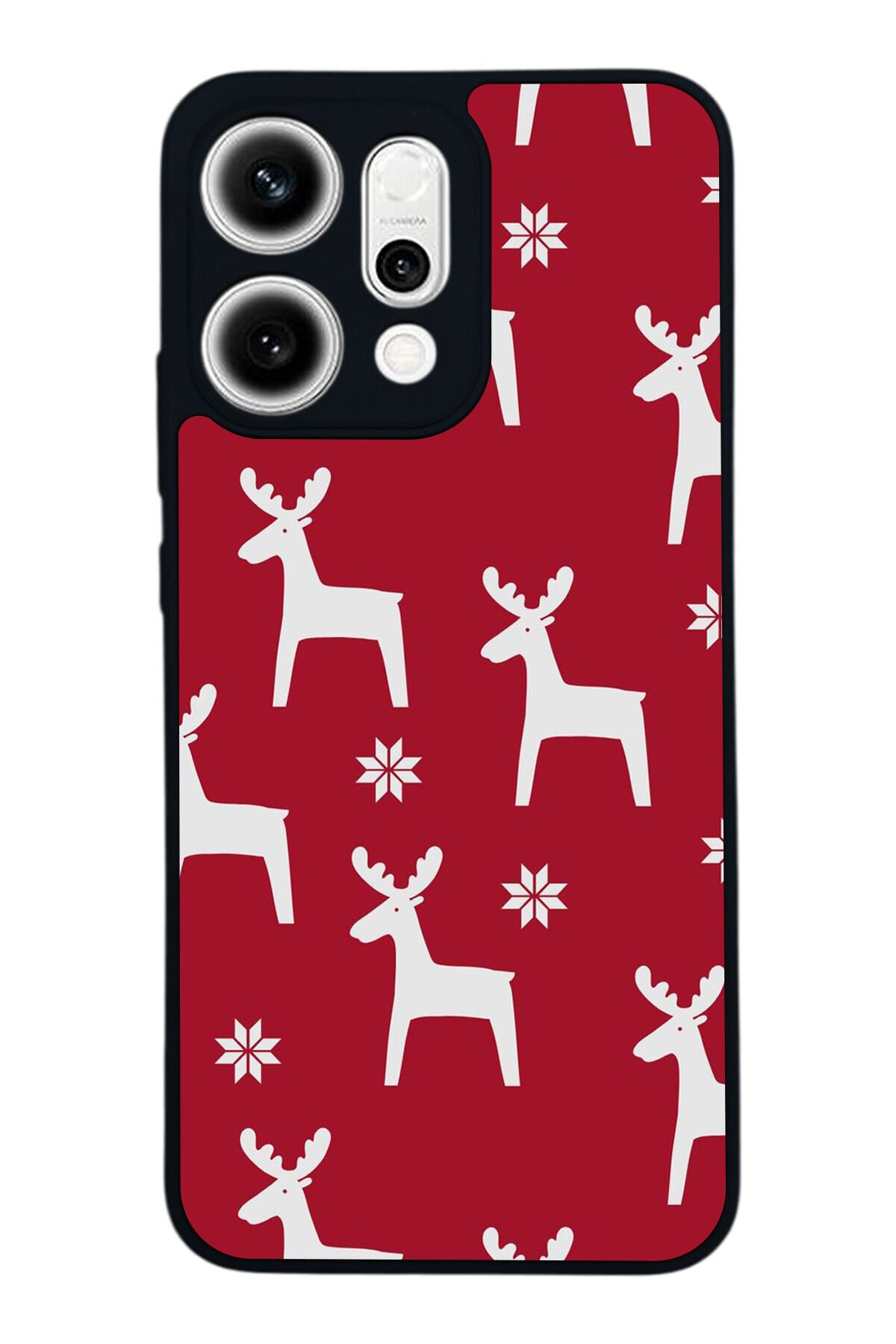 Oppo Reno 14 Uyumlu Yilbasi Christmas Tasarımlı Glossy Premium Kılıf