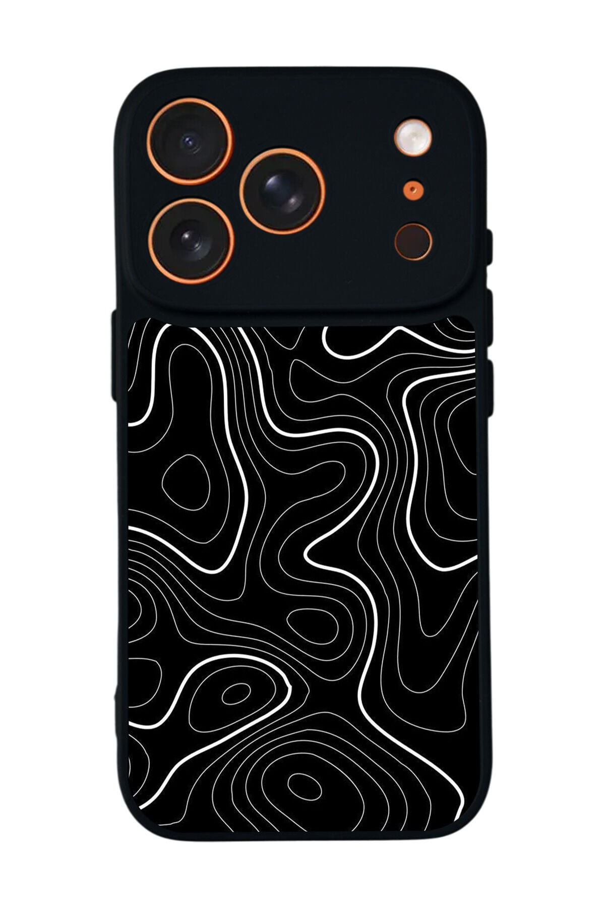 iPhone 17 Pro Max Uyumlu Çizgi Sanatı Tasarımlı Glossy Premium Kılıf