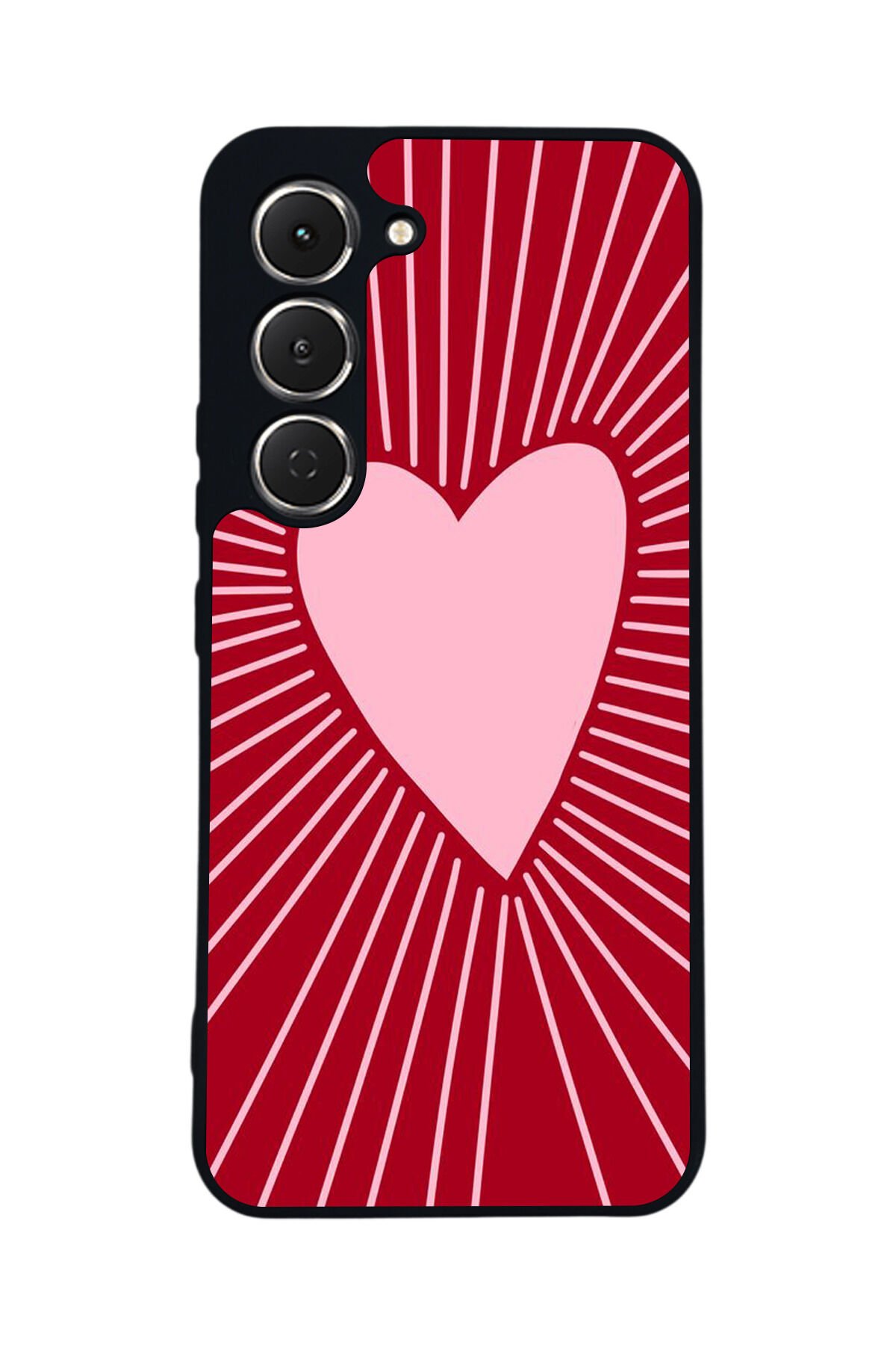 Tecno Spark 40 Pro Uyumlu Kalp Love Tasarımlı Glossy Premium Kılıf