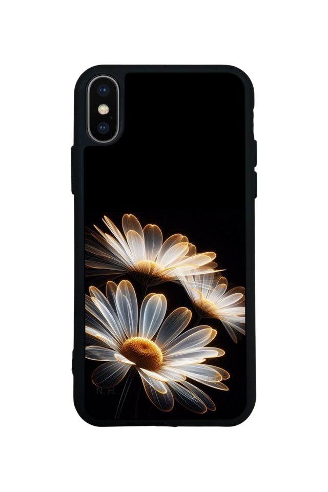 iPhone XS Max Uyumlu Cicek Tasarımlı Glossy Premium Kılıf