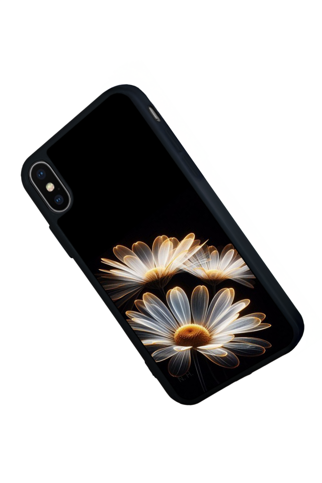 iPhone XS Max Uyumlu Cicek Tasarımlı Glossy Premium Kılıf