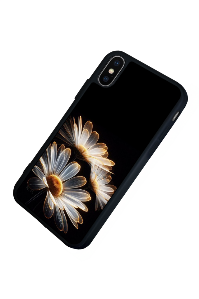 iPhone XS Max Uyumlu Cicek Tasarımlı Glossy Premium Kılıf