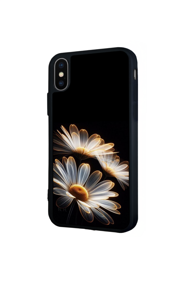iPhone XS Max Uyumlu Cicek Tasarımlı Glossy Premium Kılıf