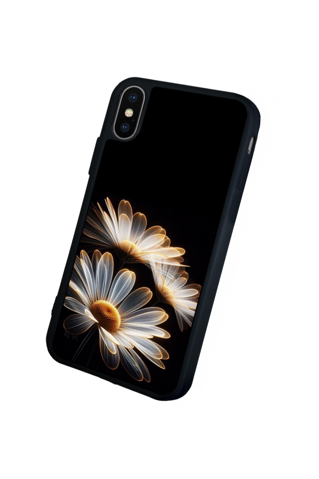 iPhone XS Max Uyumlu Cicek Tasarımlı Glossy Premium Kılıf