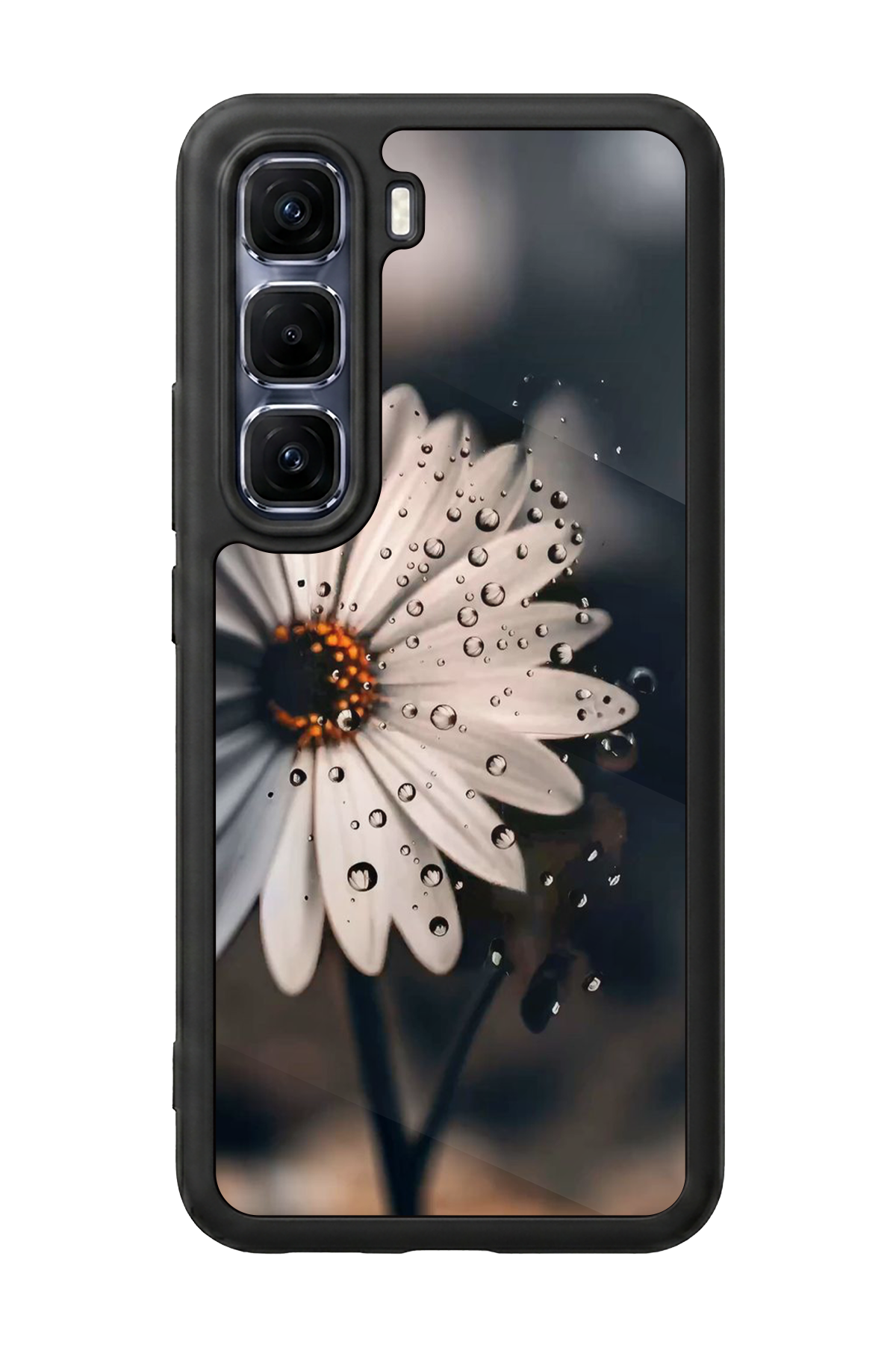 Infinix Hot 60 Pro Plus Uyumlu Cicek Tasarımlı Glossy Premium Kılıf