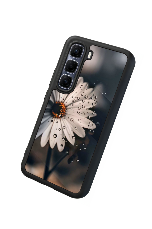 Infinix Hot 60 Pro Plus Uyumlu Cicek Tasarımlı Glossy Premium Kılıf