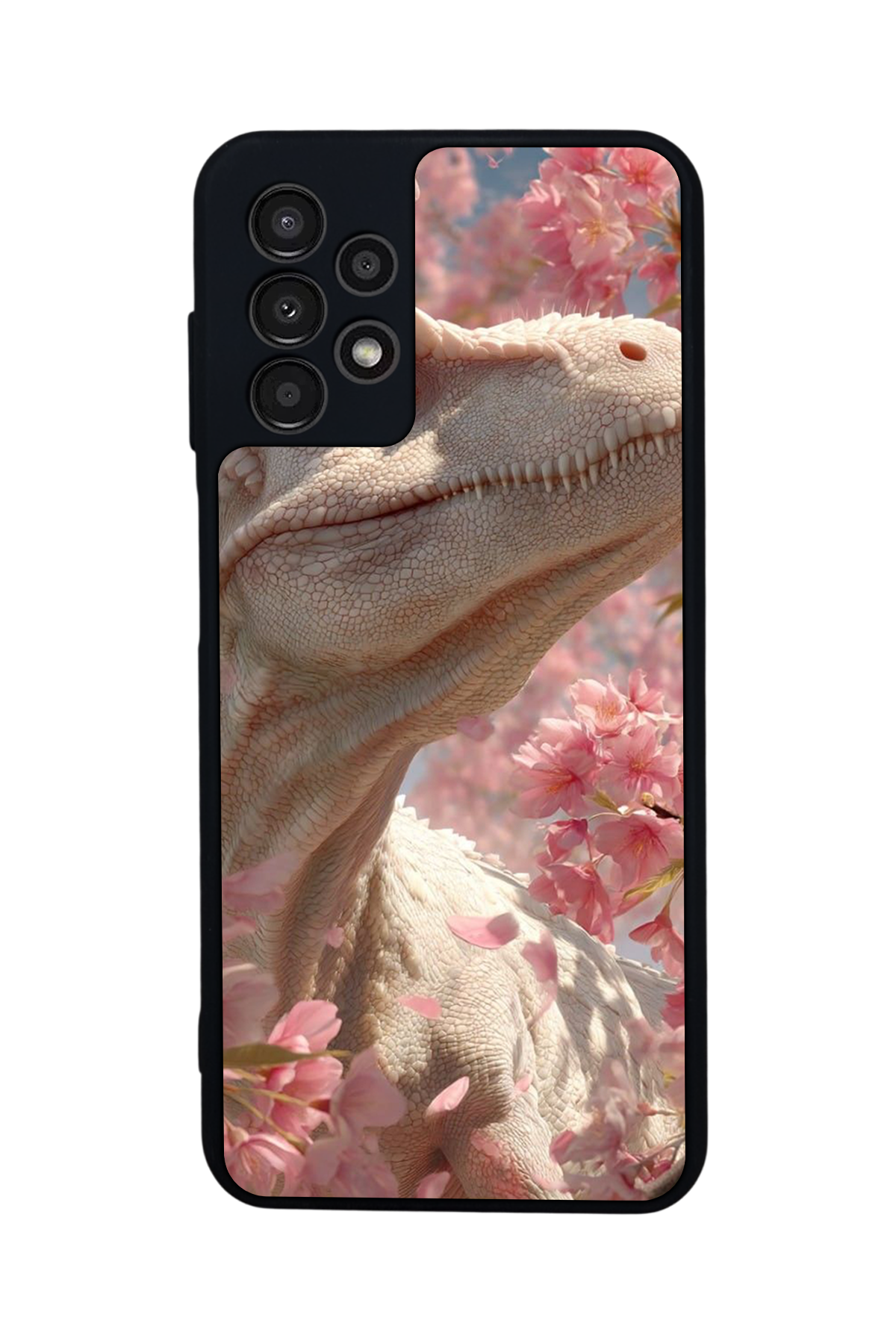 Samsung Galaxy A13 Uyumlu Dinazor Tasarımlı Glossy Premium Kılıf