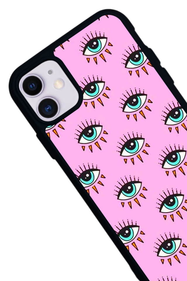 iPhone 11 Uyumlu Göz Tasarımlı Glossy Premium Kılıf
