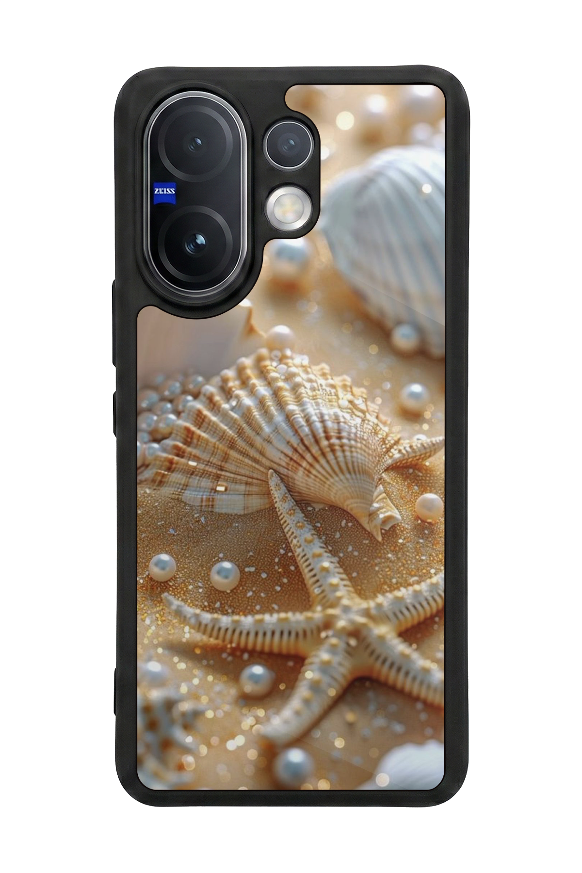 Vivo V60 Uyumlu  İnci Tasarımlı Glossy Premium Kılıf