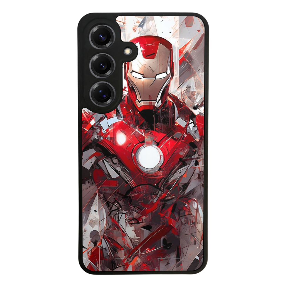 Samsung Galaxy S25 Uyumlu Iron Man ( Demir Adam ) Tasarımlı Glossy Premium Kılıf