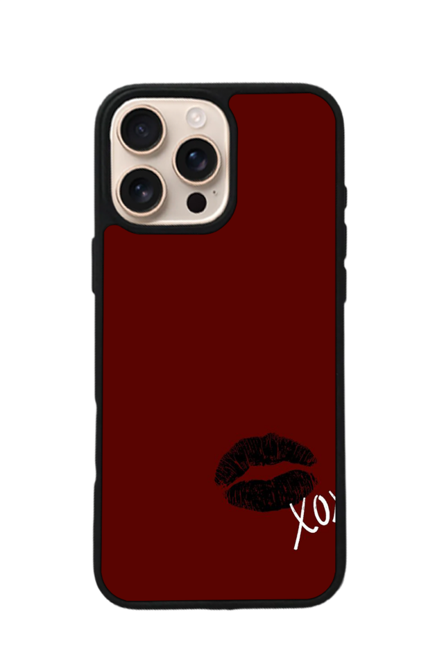 iPhone 16 Pro Uyumlu Kalp Love Tasarımlı Glossy Premium Kılıf