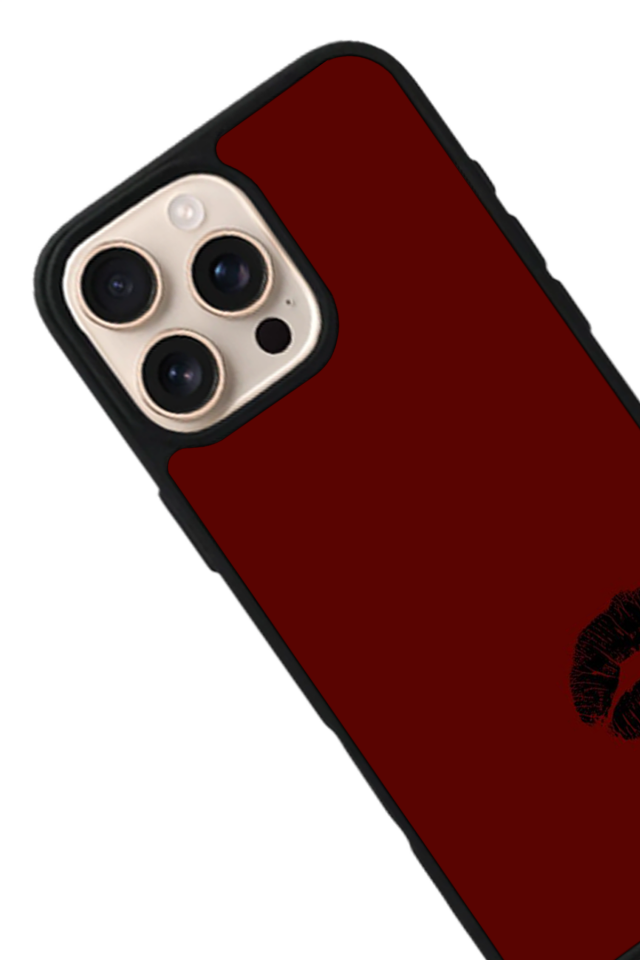 iPhone 16 Pro Uyumlu Kalp Love Tasarımlı Glossy Premium Kılıf
