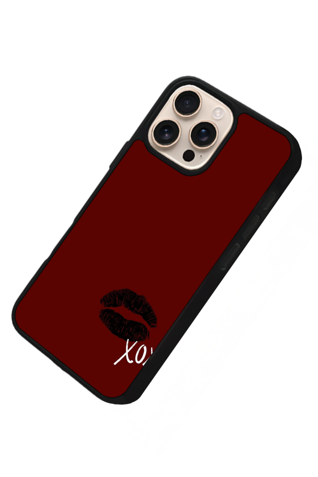 iPhone 16 Pro Uyumlu Kalp Love Tasarımlı Glossy Premium Kılıf