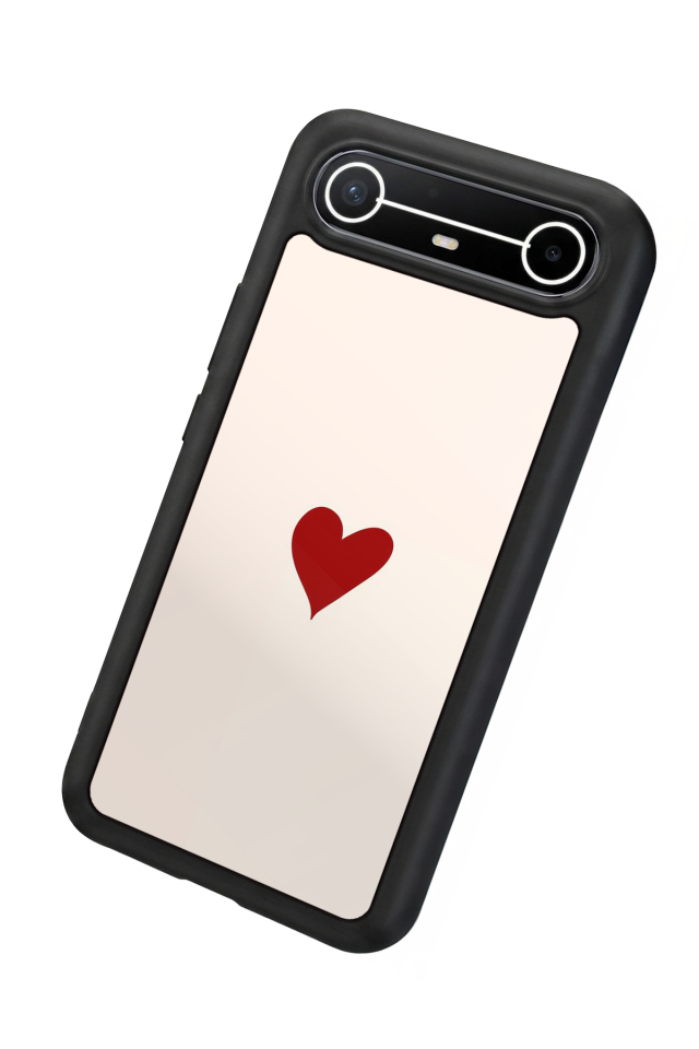 Tecno Spark Slim 5G Uyumlu Kalp Love Tasarımlı Glossy Premium Kılıf