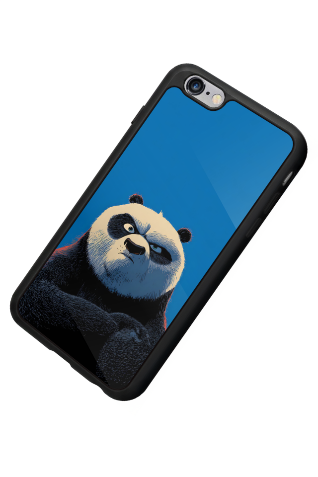 iPhone 6s Plus Uyumlu Kung Fu Panda Tasarımlı Glossy Premium Kılıf