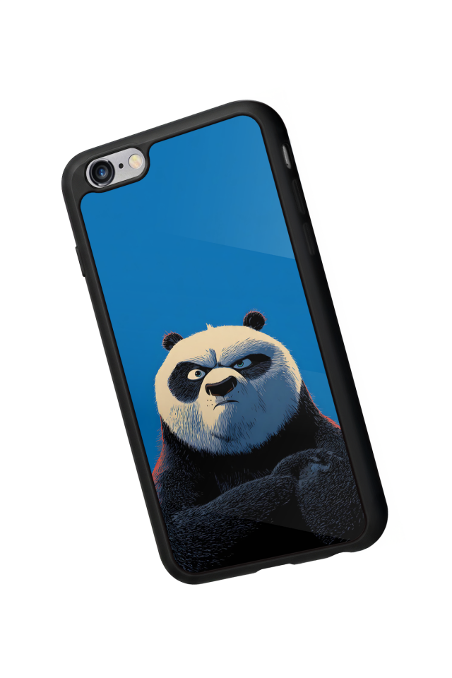 iPhone 6s Plus Uyumlu Kung Fu Panda Tasarımlı Glossy Premium Kılıf