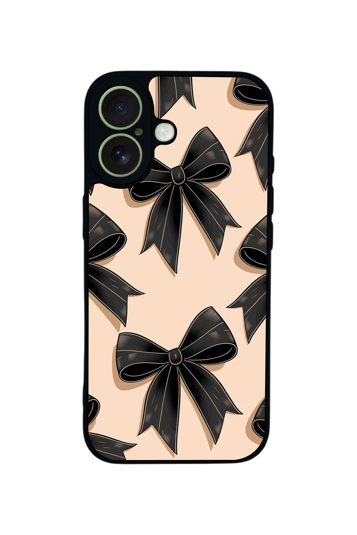 iPhone 17 Uyumlu Kurdele Tasarımlı Glossy Premium Kılıf