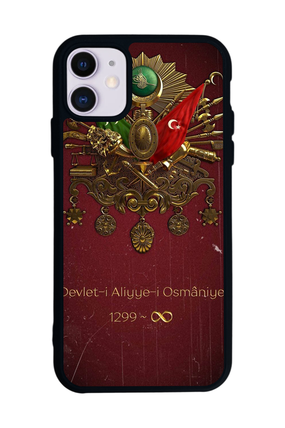 iPhone 11 Uyumlu Osmanli Tugrasi Tasarımlı Glossy Premium Kılıf