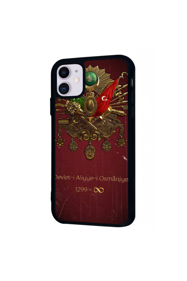 iPhone 11 Uyumlu Osmanli Tugrasi Tasarımlı Glossy Premium Kılıf