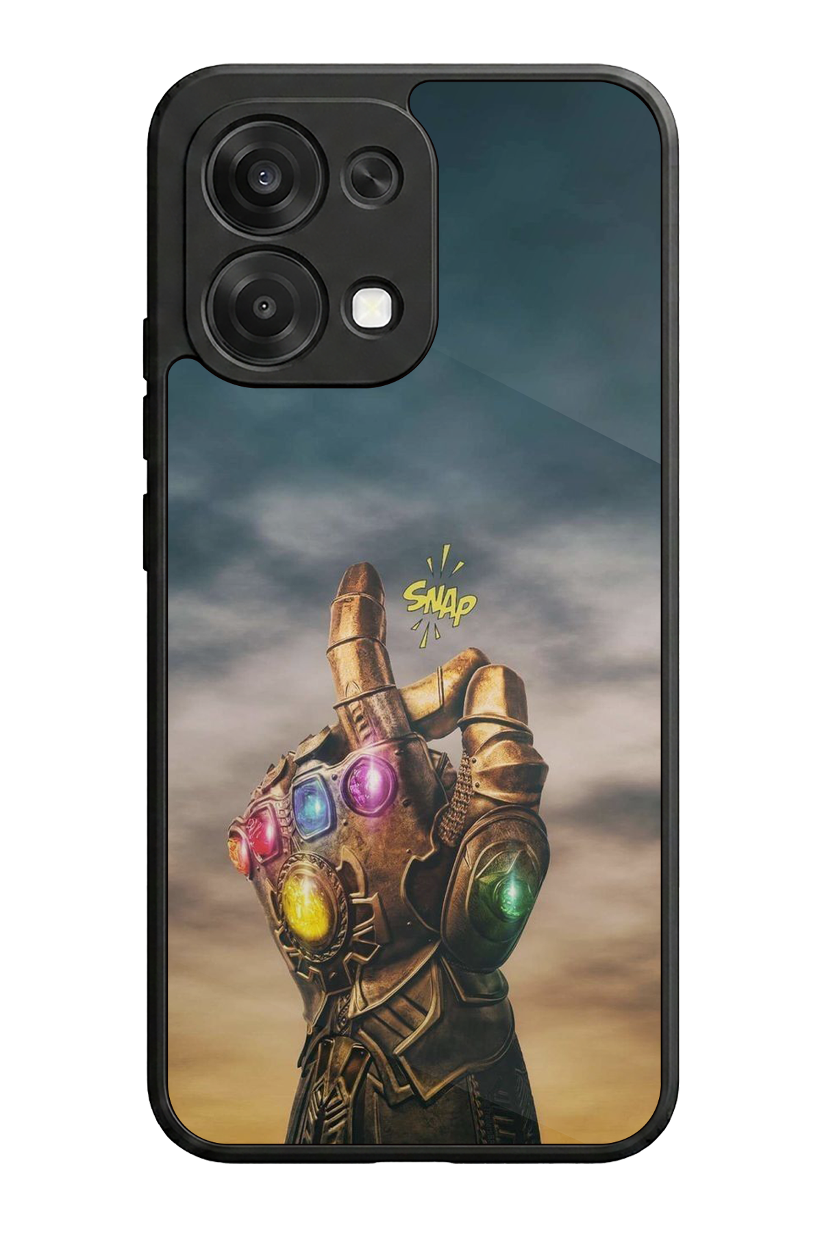 Oppo A6 Pro Uyumlu Thanos Tasarımlı Glossy Premium Kılıf