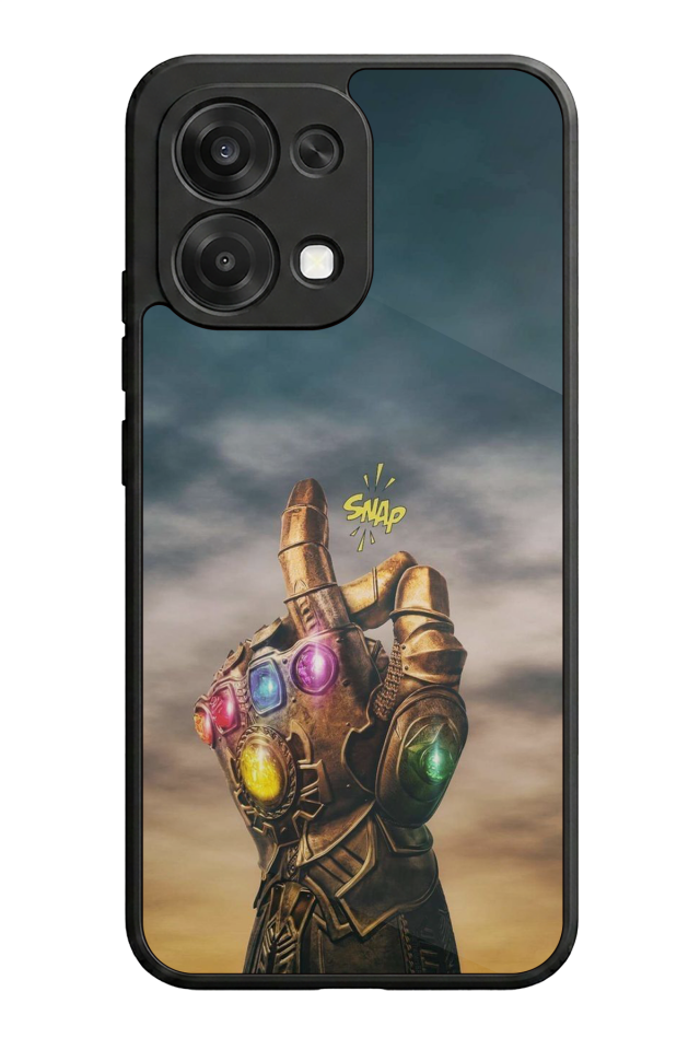 Oppo A6 Pro Uyumlu Thanos Tasarımlı Glossy Premium Kılıf
