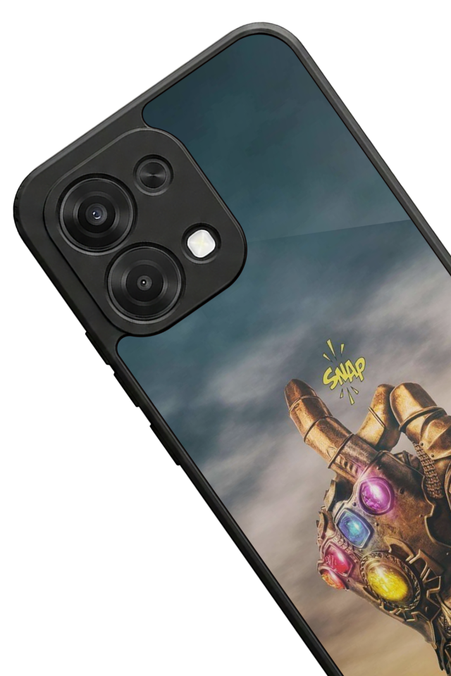 Oppo A6 Pro Uyumlu Thanos Tasarımlı Glossy Premium Kılıf