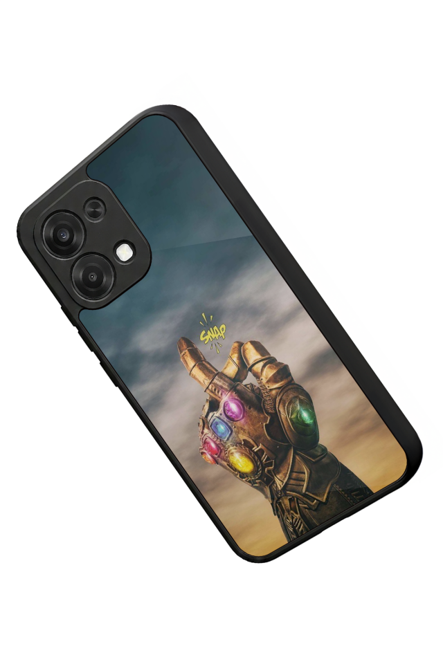 Oppo A6 Pro Uyumlu Thanos Tasarımlı Glossy Premium Kılıf