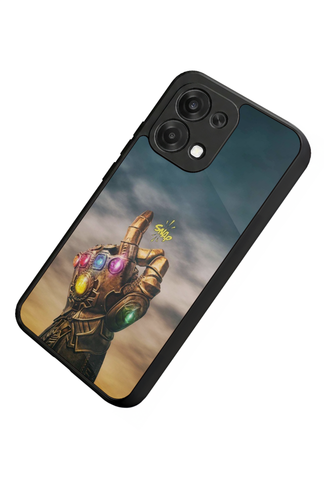 Oppo A6 Pro Uyumlu Thanos Tasarımlı Glossy Premium Kılıf