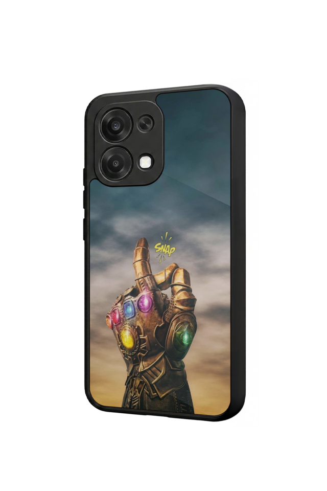 Oppo A6 Pro Uyumlu Thanos Tasarımlı Glossy Premium Kılıf