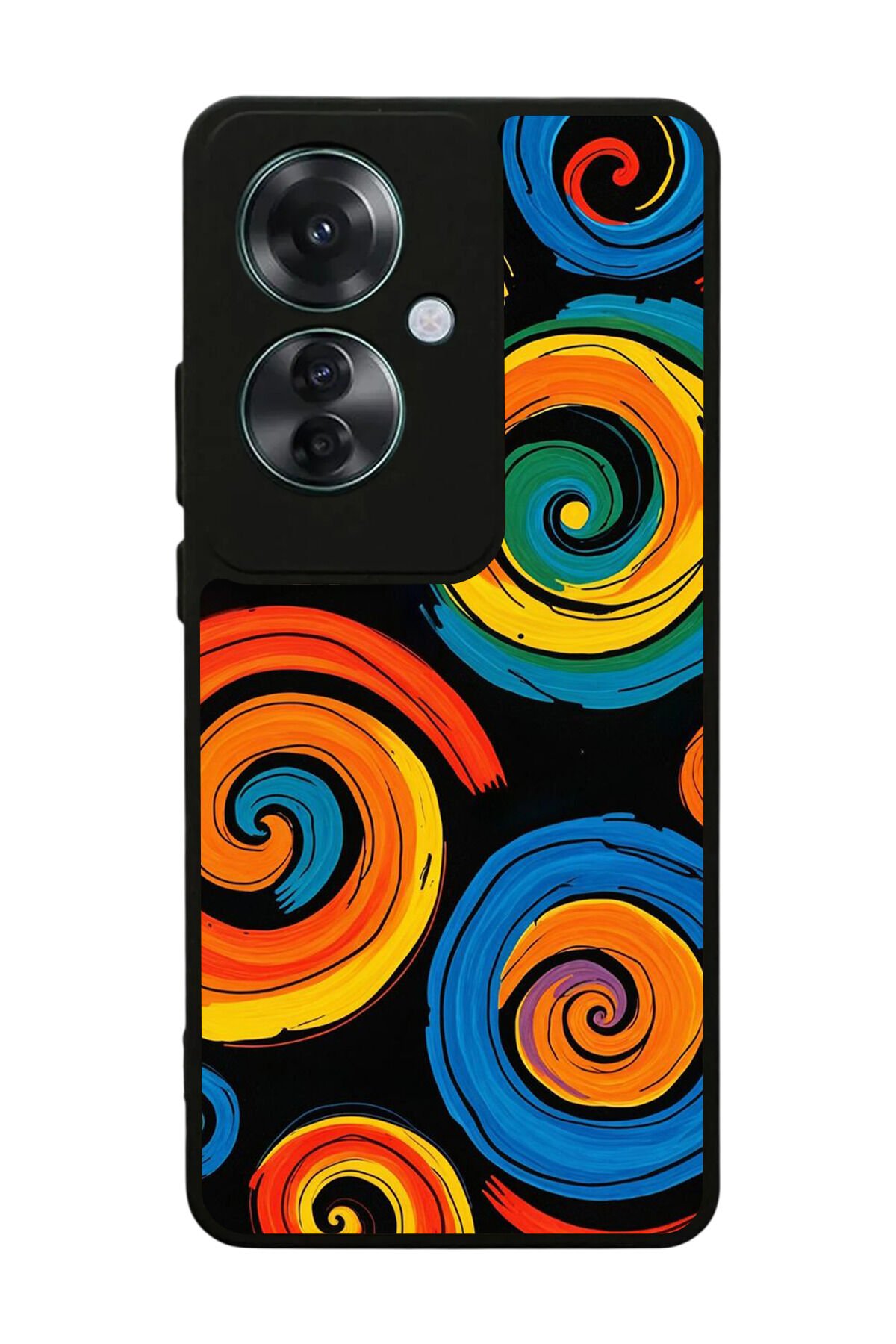 Oppo Reno 11F Uyumlu Abstract Tasarımlı Glossy Premium Kılıf