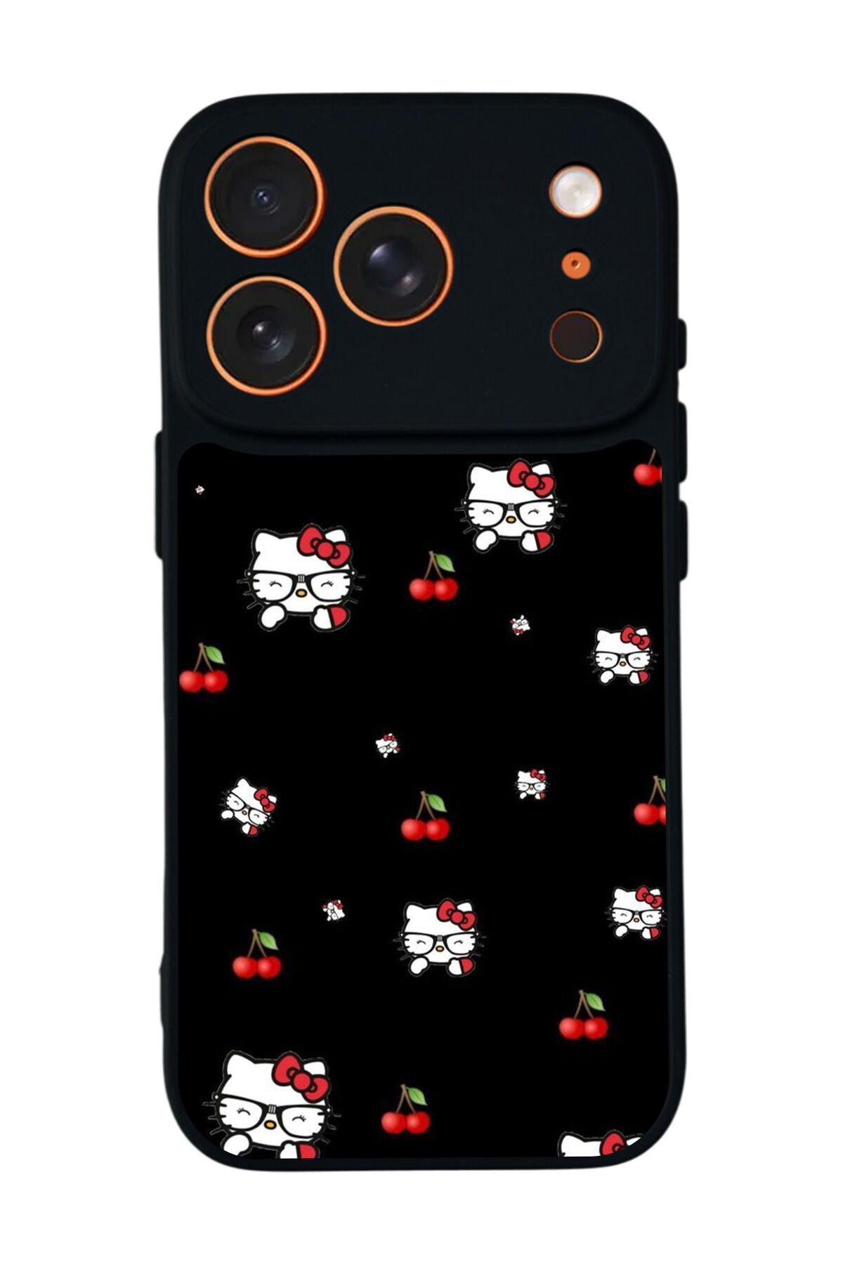 iPhone 17 Pro Uyumlu HelloKitty Tasarımlı Glossy Premium Kılıf