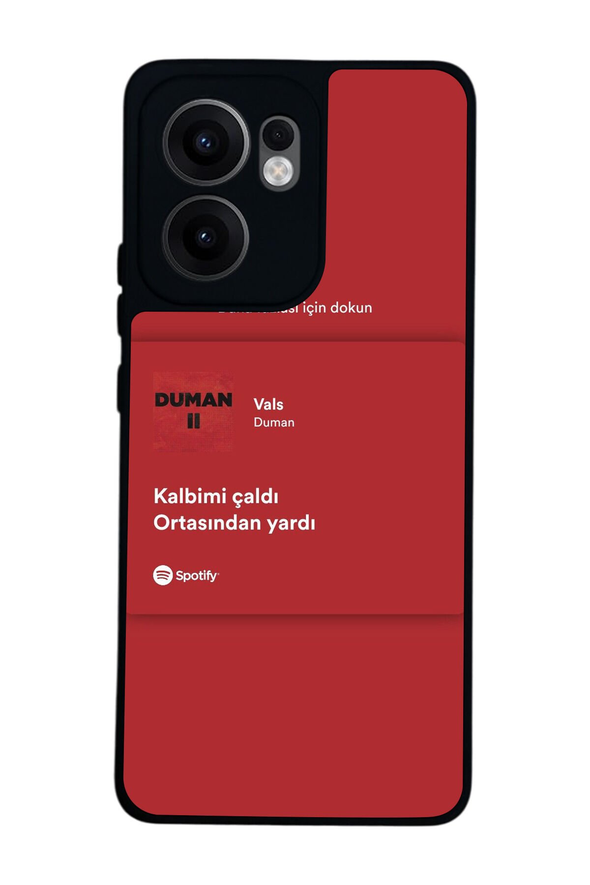 Oppo Reno 13F Uyumlu Sarki Sozleri Tasarımlı Glossy Premium Kılıf