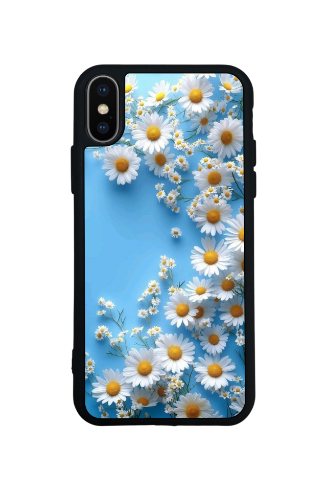 iPhone XS Max Uyumlu Cicek Tasarımlı Glossy Premium Kılıf