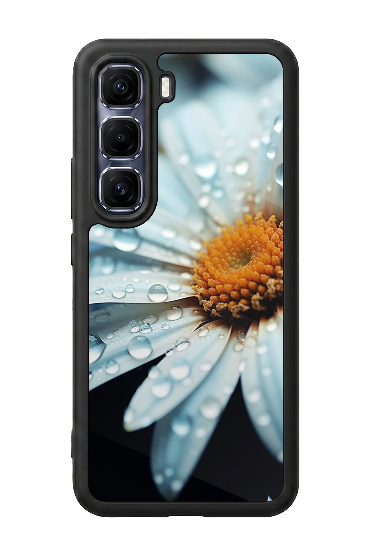 Infinix Hot 60 Pro Plus Uyumlu Cicek Tasarımlı Glossy Premium Kılıf