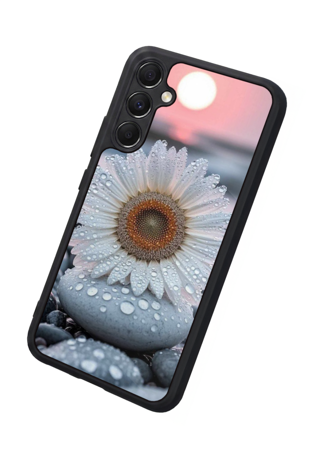 Samsung Galaxy A34 Uyumlu Cicek Tasarımlı Glossy Premium Kılıf