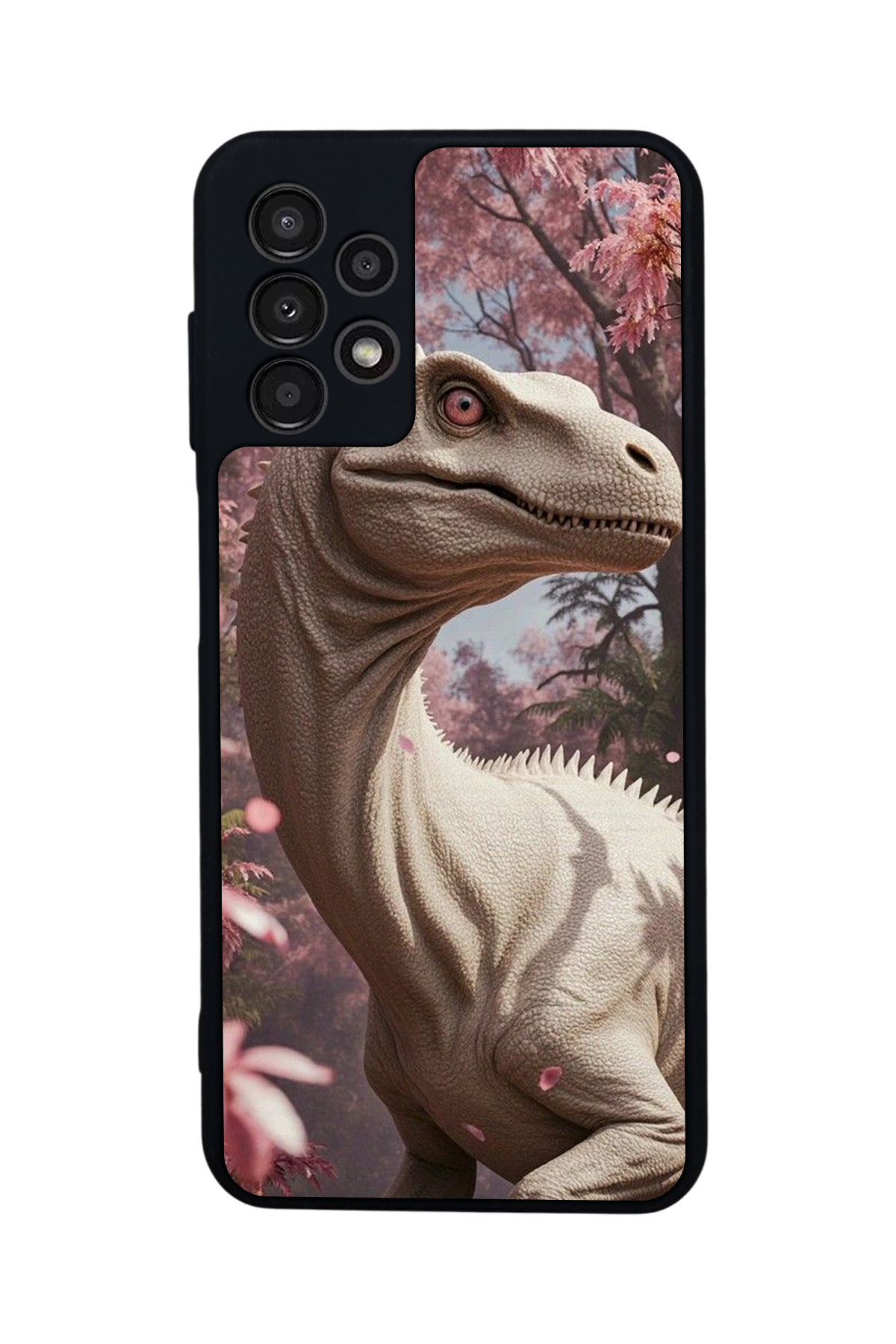 Samsung Galaxy A13 Uyumlu Dinazor Tasarımlı Glossy Premium Kılıf