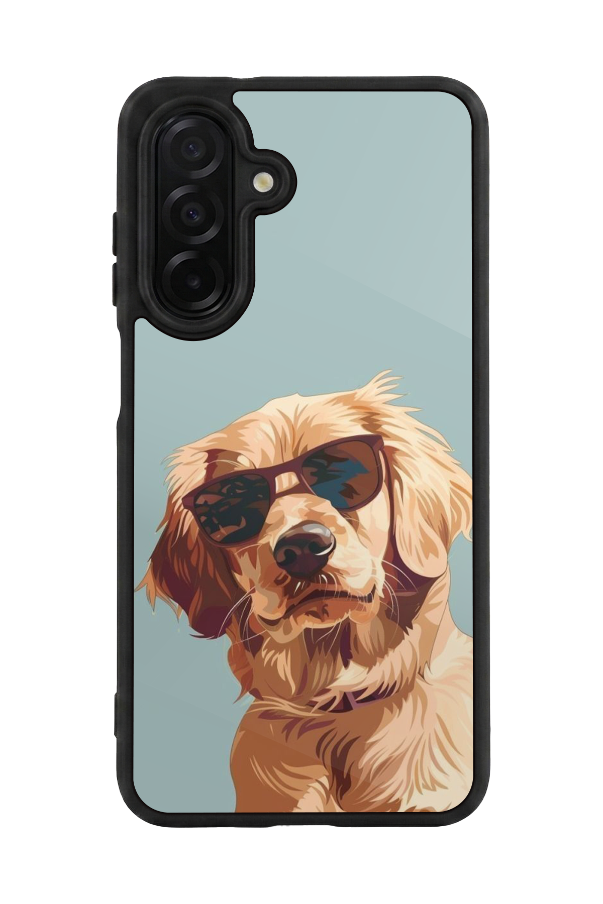 Samsung Galaxy A36 Uyumlu Golden Kopek Tasarımlı Glossy Premium Kılıf