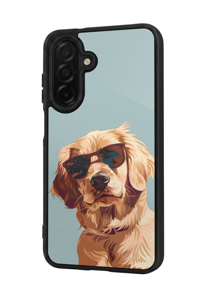 Samsung Galaxy A36 Uyumlu Golden Kopek Tasarımlı Glossy Premium Kılıf