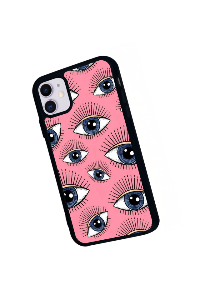 iPhone 11 Uyumlu Göz Tasarımlı Glossy Premium Kılıf