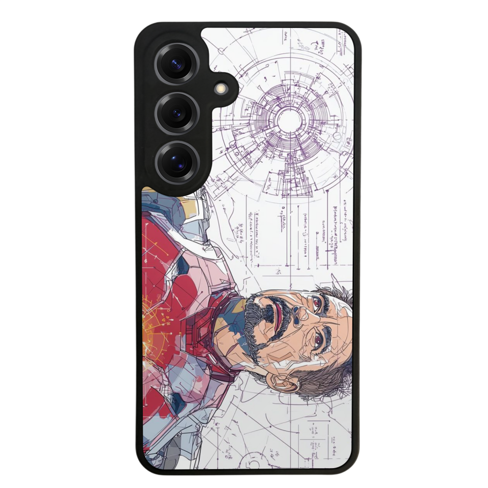 Samsung Galaxy S25 Uyumlu Iron Man ( Demir Adam ) Tasarımlı Glossy Premium Kılıf