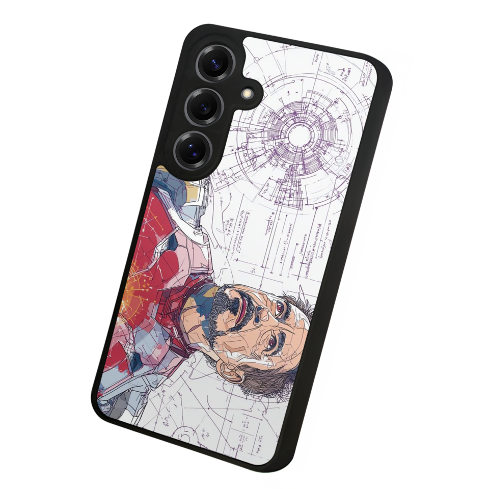 Samsung Galaxy S25 Uyumlu Iron Man ( Demir Adam ) Tasarımlı Glossy Premium Kılıf