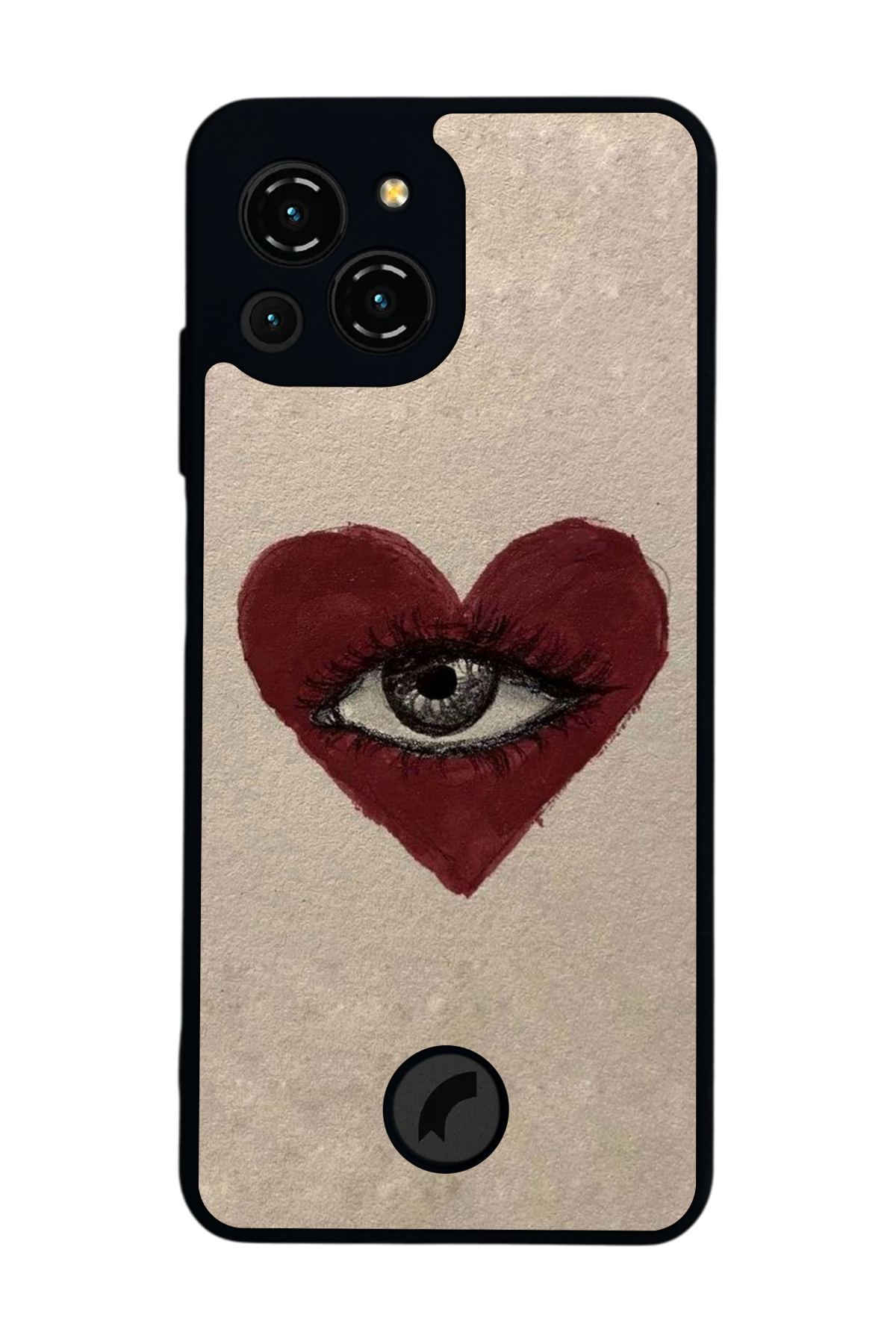 Reeder S23 Pro Max Uyumlu Kalp Love Tasarımlı Glossy Premium Kılıf