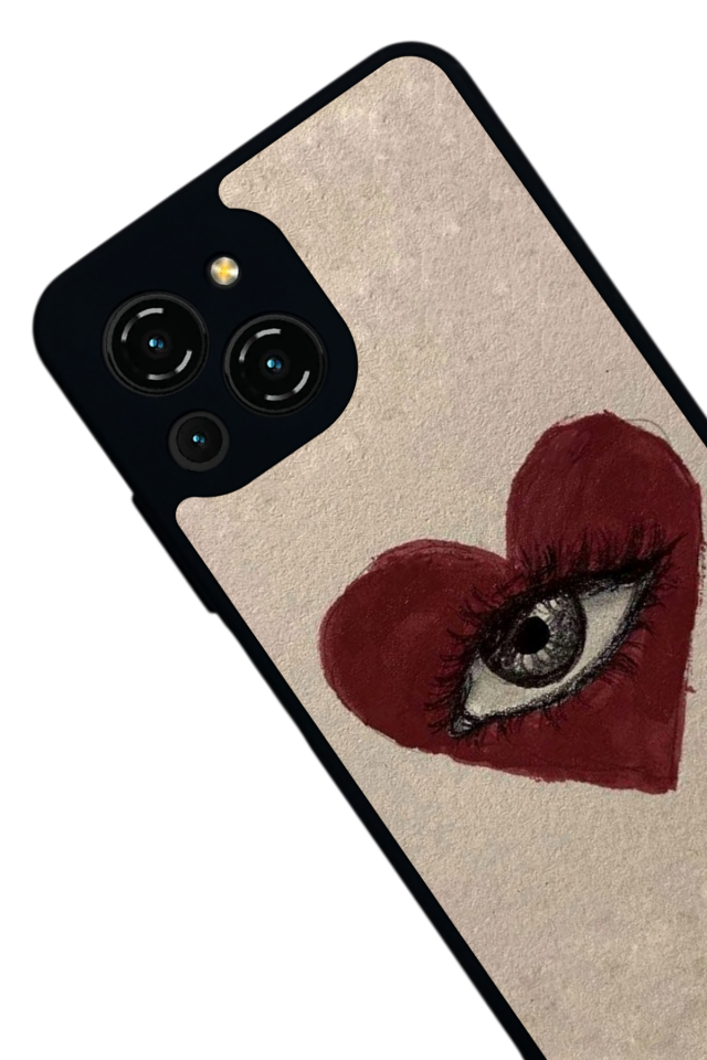 Reeder S23 Pro Max Uyumlu Kalp Love Tasarımlı Glossy Premium Kılıf