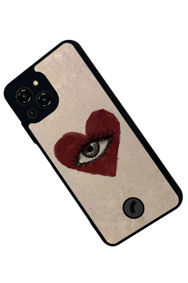 Reeder S23 Pro Max Uyumlu Kalp Love Tasarımlı Glossy Premium Kılıf