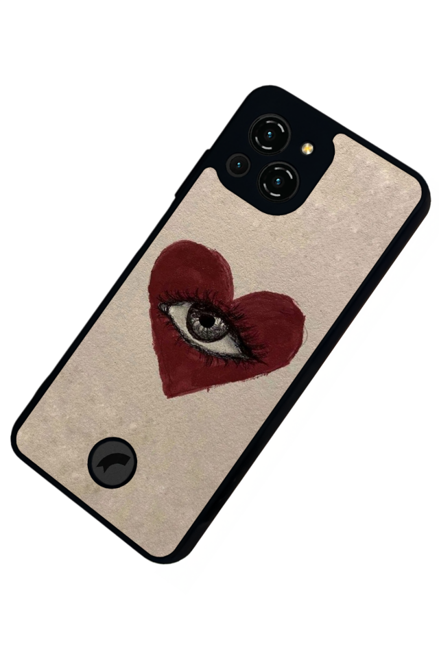 Reeder S23 Pro Max Uyumlu Kalp Love Tasarımlı Glossy Premium Kılıf