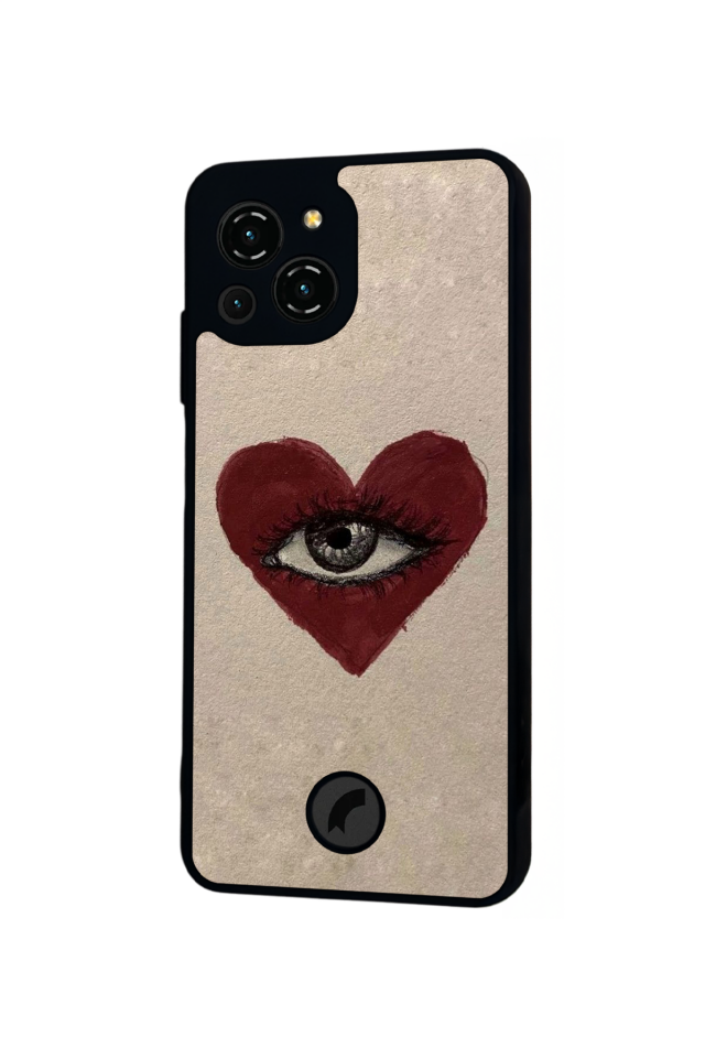 Reeder S23 Pro Max Uyumlu Kalp Love Tasarımlı Glossy Premium Kılıf